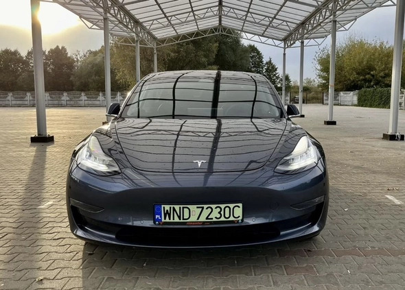 Tesla Model 3 cena 123000 przebieg: 97600, rok produkcji 2020 z Mordy małe 46